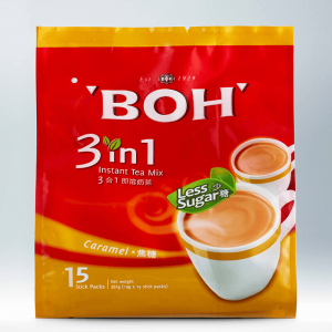 3-in-1 Caramel BOH Tea Less Sugar