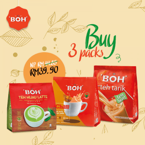 BOH Trio Riang Ria Instant Tea Bundle Deal RM39.90