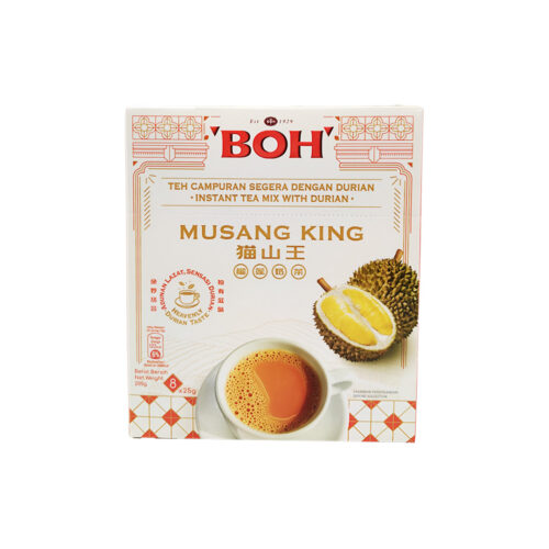 BOH Musang King Durian Milk Tea (8')